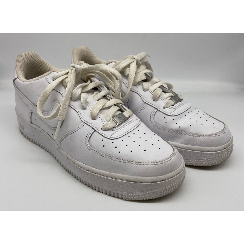 Nike Air Force 1 Shoes Youth Sz 7Y Low LE GS Triple White DH2920-111